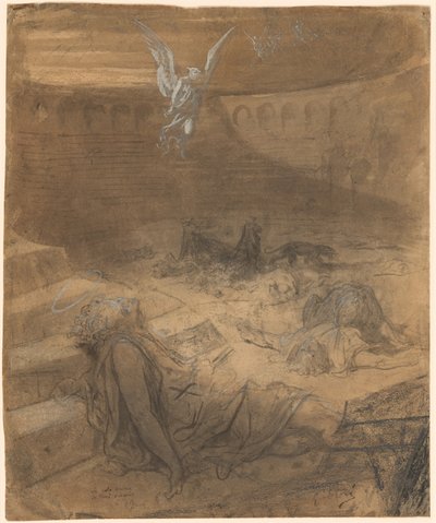 křesťanští mučedníci od Gustave Dore