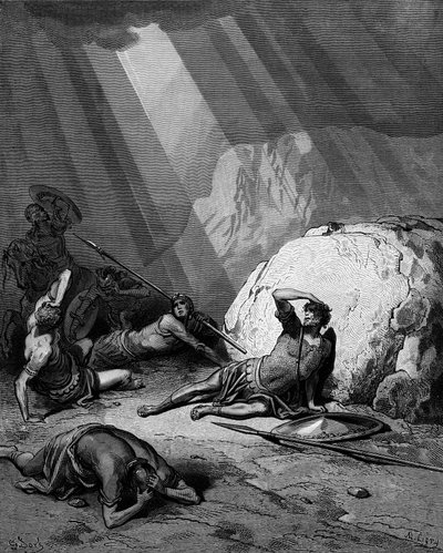 Obrácení svatého Pavla na cestě do Damašku, 1865-1866 od Gustave Dore