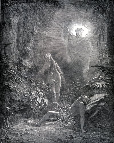 Stvoření Evy od Gustave Dore