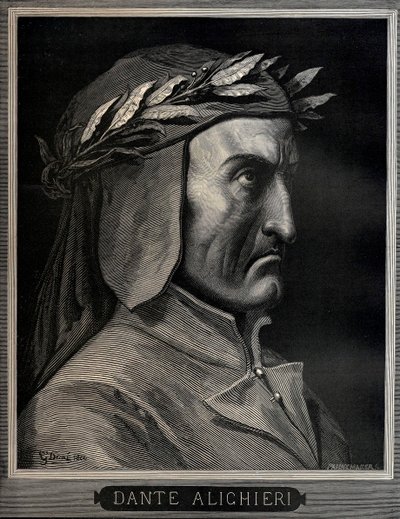 Dante Alighieri 1265-1321, 1860. od Gustave Dore