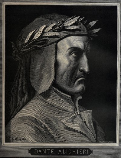 Dante Alighieri 1265-1321, 1860 od Gustave Dore