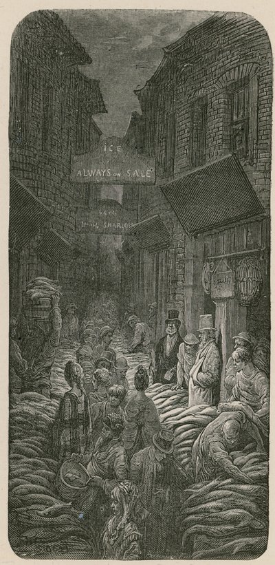 Dark Horse Lane, Billingsgate od Gustave Dore