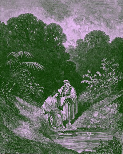 David a Jonathan, Gustave Doré - Bible od Gustave Dore