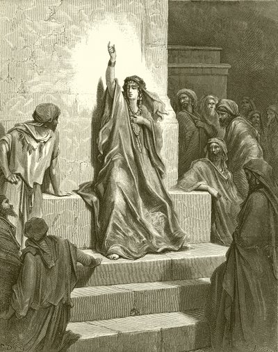 Deborah (rytina) od Gustave Dore