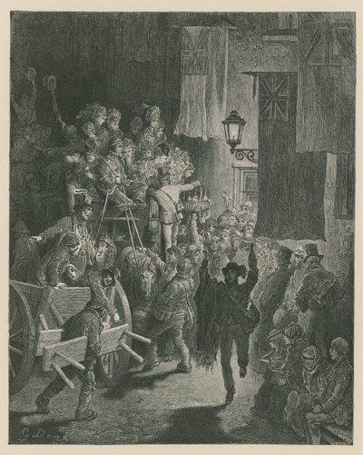 Derby Day - návrat domů od Gustave Dore