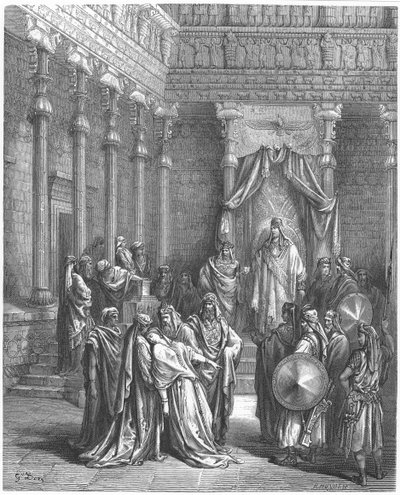 Ester v přítomnosti Ahasvera, od Gustave Dore