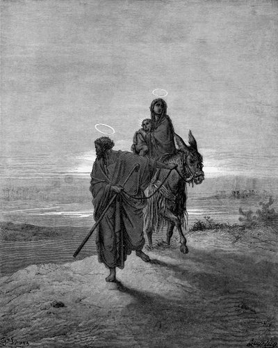 Let do Egypta od Gustave Dore