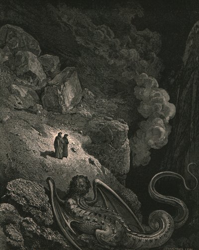 Okamžitě se objevila lahvička s obrazem podvodu, c1890. od Gustave Dore