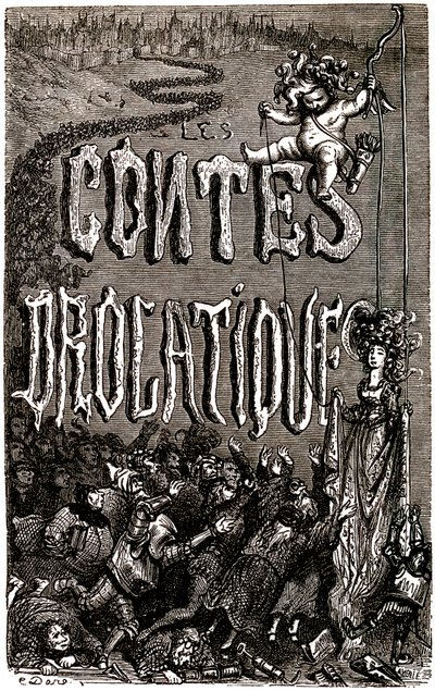 Frontispis pro Drolatické příběhy Honore de Balzaca od Gustave Dore