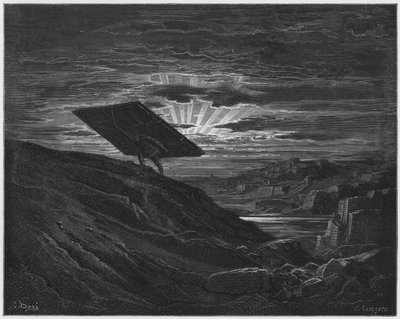 Gustave Dore Bible: Samson odnášející brány Gazy od Gustave Dore