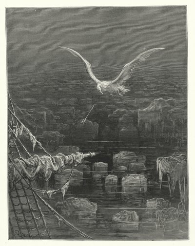 Ilustrace Gustava Doreho ke Coleridgovu dílu Rime of the Ancient Mariner (rytina) od Gustave Dore