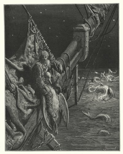 Ilustrace Gustava Doreho ke Coleridgovu dílu Rime of the Ancient Mariner (rytina) od Gustave Dore
