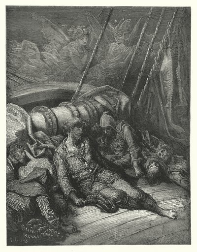 Ilustrace Gustava Doreho ke Coleridgovu dílu Rime of the Ancient Mariner (rytina) od Gustave Dore