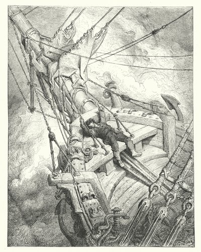 Ilustrace Gustava Doreho ke Coleridgovu dílu Rime of the Ancient Mariner (rytina) od Gustave Dore