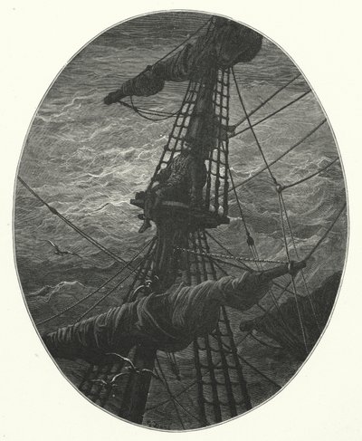 Ilustrace Gustava Doreho ke Coleridgovu dílu Rime of the Ancient Mariner (rytina) od Gustave Dore