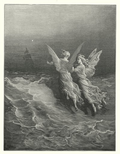 Ilustrace Gustava Doreho ke Coleridgovu dílu Rime of the Ancient Mariner (rytina) od Gustave Dore