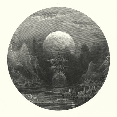Ilustrace Gustava Doreho ke Coleridgovu dílu Rime of the Ancient Mariner (rytina) od Gustave Dore
