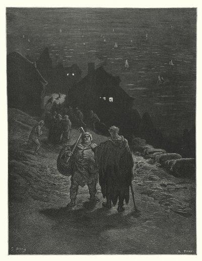 Ilustrace Gustava Doreho ke Coleridgovu dílu Rime of the Ancient Mariner (rytina) od Gustave Dore