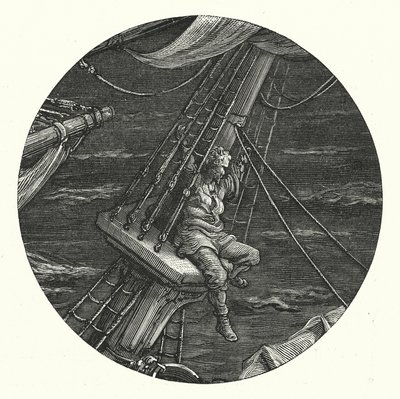 Ilustrace Gustava Doreho ke Coleridgovu dílu Rime of the Ancient Mariner (rytina) od Gustave Dore