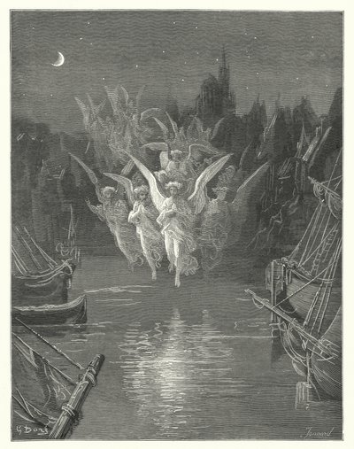 Ilustrace Gustava Doreho ke Coleridgovu dílu Rime of the Ancient Mariner (rytina) od Gustave Dore