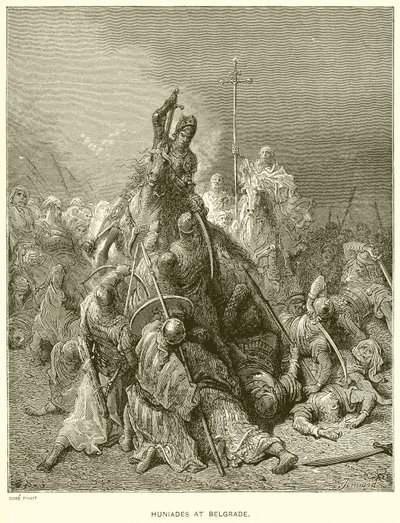 Huniades v Bělehradě od Gustave Dore