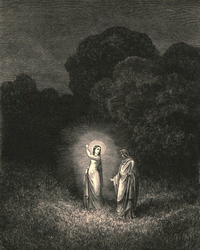 Já, který tě nyní nabízím na tento úkol, jsem Beatrice, c1890. od Gustave Dore