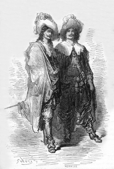 Ilustrace Gustava Doreho ke knize Kapitán Fracasse od Theophila Gautiera od Gustave Dore