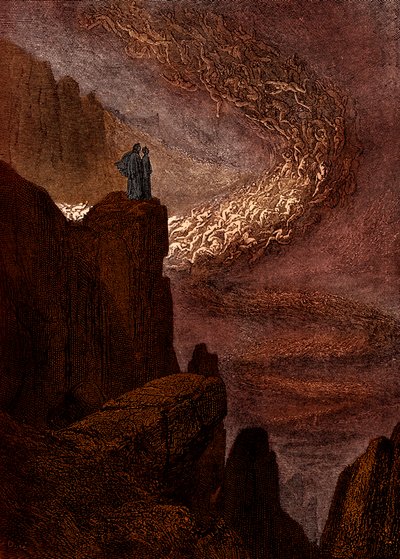Ilustrace k Božské komedii - Peklo (La Divina Commedia, L