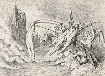 Ilustrace k Božské komedii - Peklo (La Divina Commedia, L
