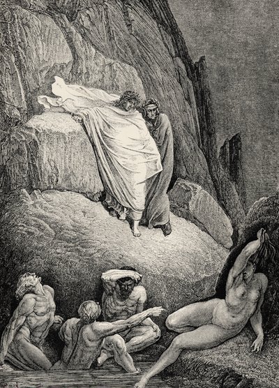 Ilustrace k Božské komedii - Peklo (La Divina Commedia, L
