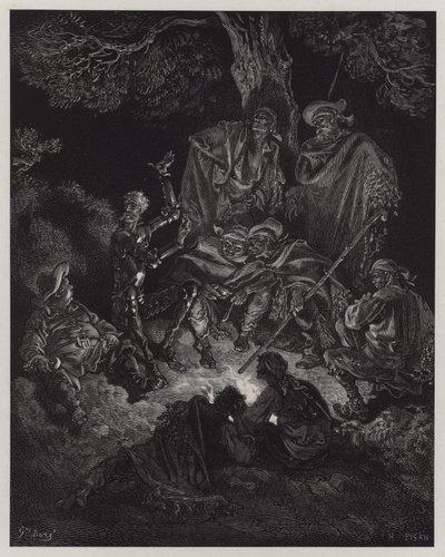 Ilustrace od Dona Quijota de la Mancha od Gustave Dore