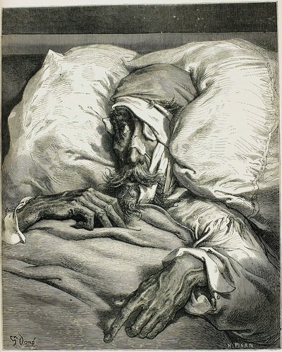 Ilustrace z románu Don Quijote od Miguela de Cervantese, 1863. od Gustave Dore