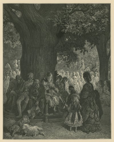 Kensington Gardens, Londýn od Gustave Dore