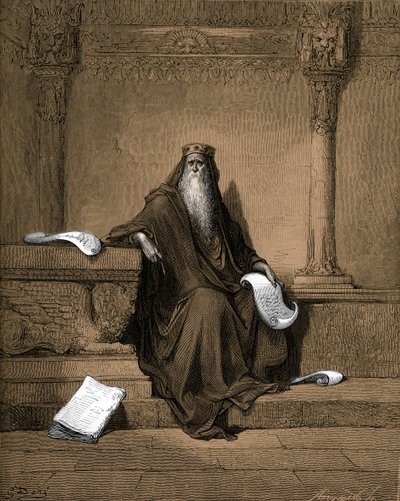 Král Šalamoun - Bible od Gustave Dore