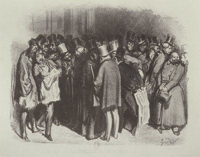 Zákulisí burzy od Gustave Dore