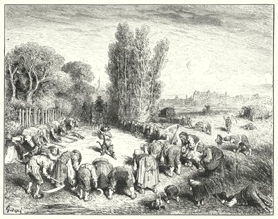 Mistr kočka nebo Kocour v botách; Kocour v botách (rytina) od Gustave Dore
