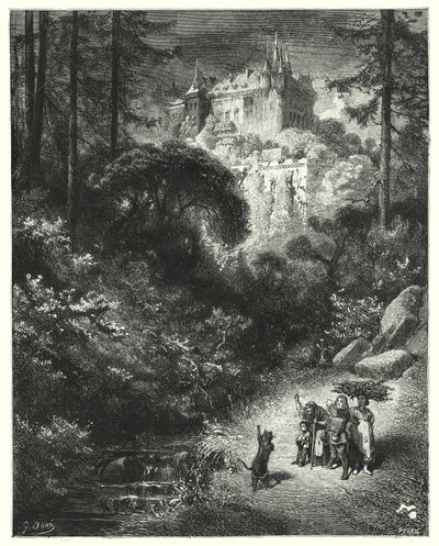Mistr kočka nebo Kocour v botách; Kocour v botách od Gustave Dore