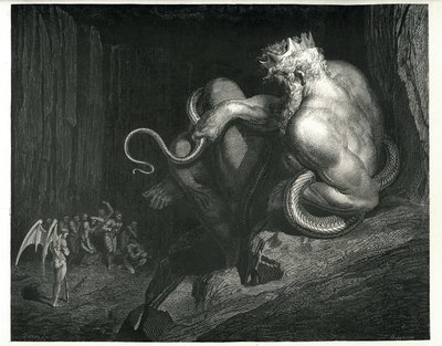Minos: z The Enfer od Dante Alighieriho od Gustave Dore