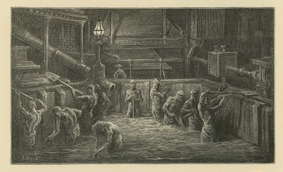 Míchání sladu (rytí) od Gustave Dore