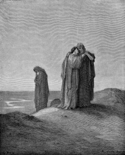 Naomi a její snachy od Gustave Dore