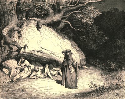 Jen tak daleko, že žijeme toužebně bez naděje, c1890. od Gustave Dore