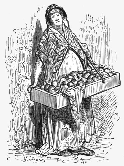 "Oranžové ženy", 1872. od Gustave Dore