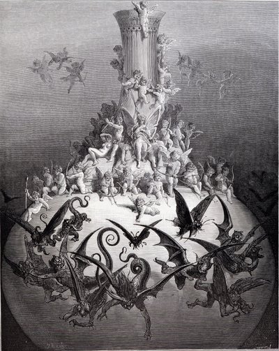 Pantagruel - od Rabelaise, od Gustava Doré od Gustave Dore