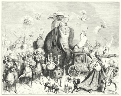 Oslí kůže; Oslí kůže (rytina) od Gustave Dore