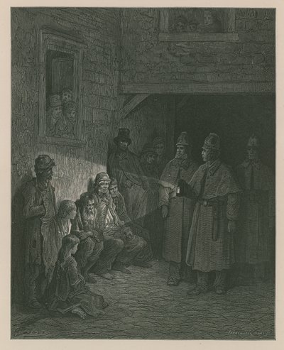 Policisté v rytmu od Gustave Dore