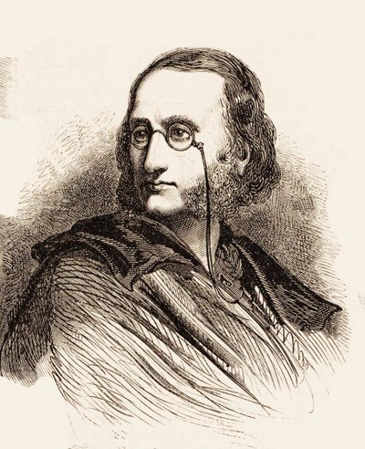 Portrét Jacquese Offenbacha 1819-1880, 1860. od Gustave Dore