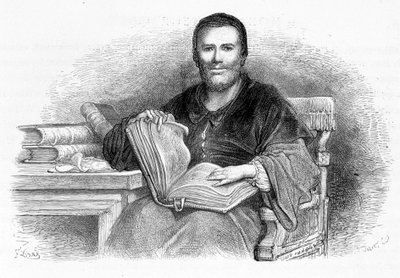 Portrét Rabelaise - Gustave Doré od Gustave Dore