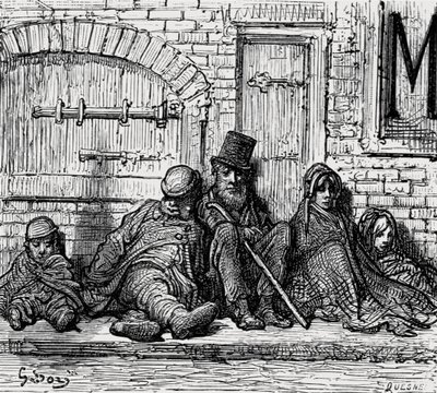 "Bez střechy!", 1872. od Gustave Dore
