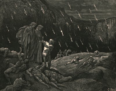 Vážený pane! Bruneto! A jsi tady, c1890. od Gustave Dore