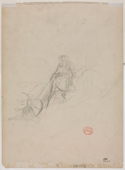 Náčrt lovecké scény, c. 1868. od Gustave Dore